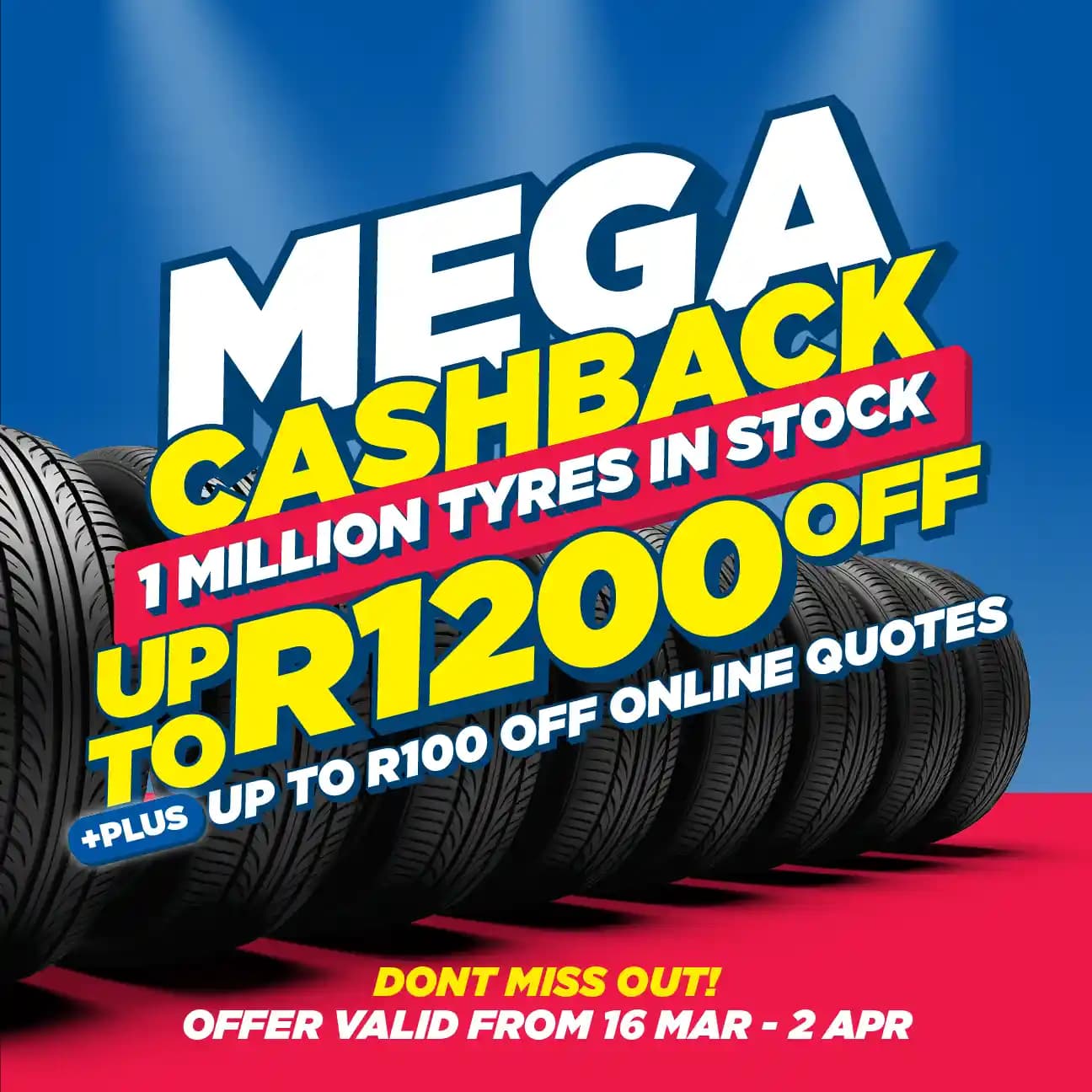 Mega cashback promotion